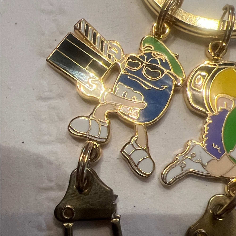 Colorful M&Ms Keychain Set - Picture 2 of 4